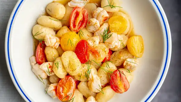 Nunca antes habías probado los ñoquis así: con camarones y mantequilla picante Madame Jeanette