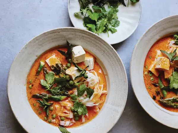 Tomato Laksa with Coconut