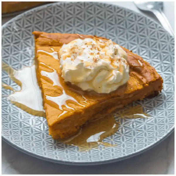 Crustless Pumpkin Pie with Condensed Milk