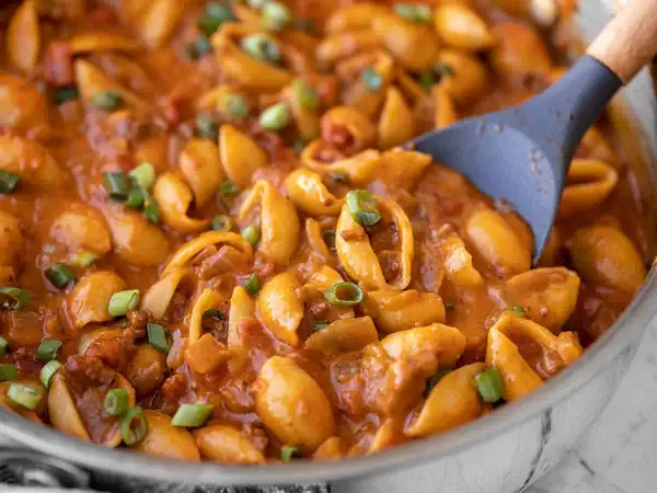 One Pot Sausage & Mushroom Pasta