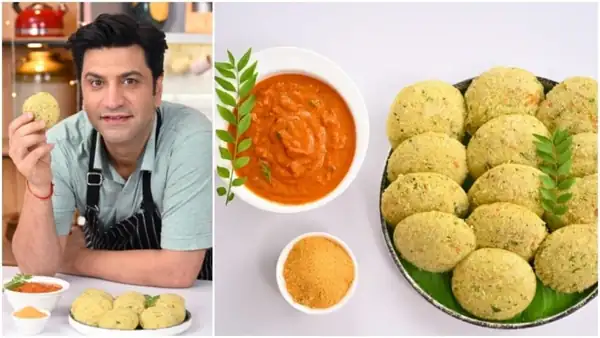 Bored of oats? Chef Kunal Kapur's soft moong dal idli with smoky roasted tomato chutney recipe is perfect for breakfast