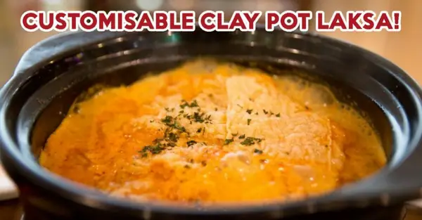 Reseña de Chicken Run: Laksa personalizable en olla de barro por $10.90+ en la plaza Paya Lebar