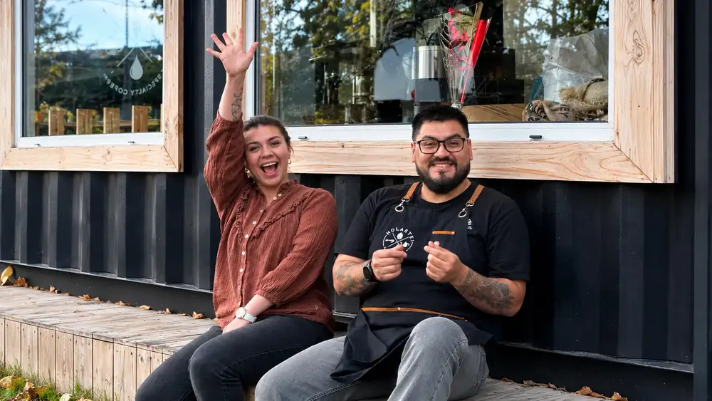 Holaste!, a specialty coffee shop at the end of the world