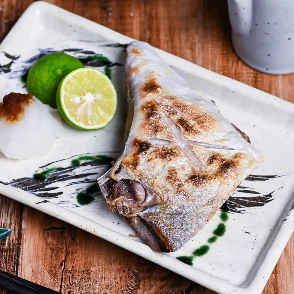 Hamachi Kama Shioyaki (Grilled Yellowtail Collar)