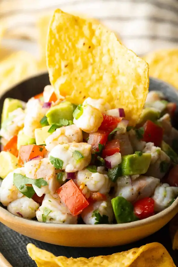 Mejor receta fácil de ceviche de camarón mexicano