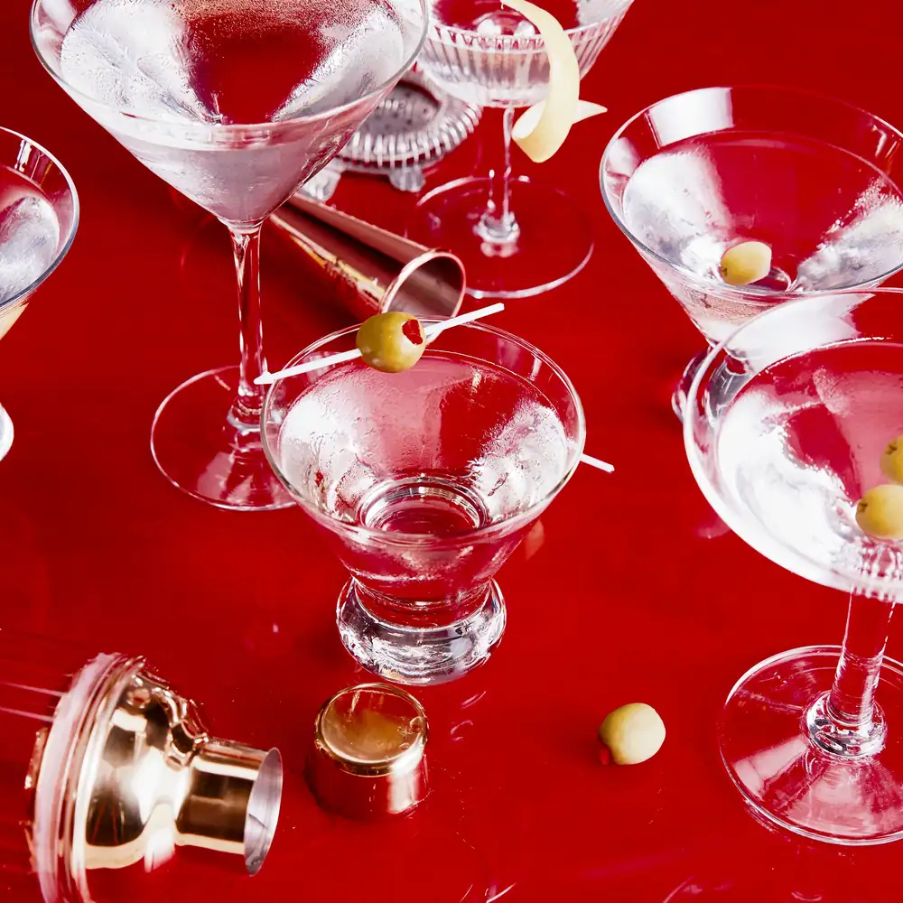 Upside-Down Martinis for a Crowd