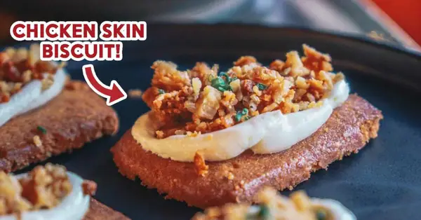 Jam en SIRI HOUSE: Biskit de pollo Atas y pasta bisque de mariscos de ming tan de park bench deli