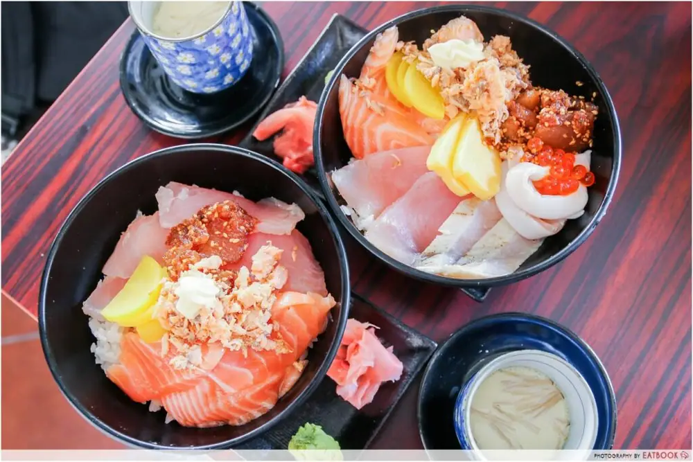 Sakanadonya Kunimaru Review: Chirashidon Set Meals With Heaps Of Sashimi in the CBD!