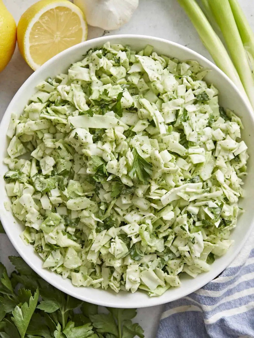 This Green Goddess Salad Is So Good, I Can't Believe It's Cabbage! đ„