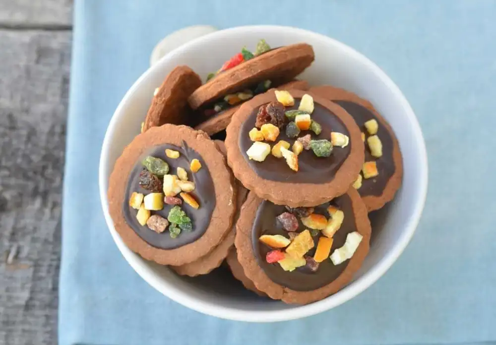 Chocolate Chip Cookies with Candied Fruit