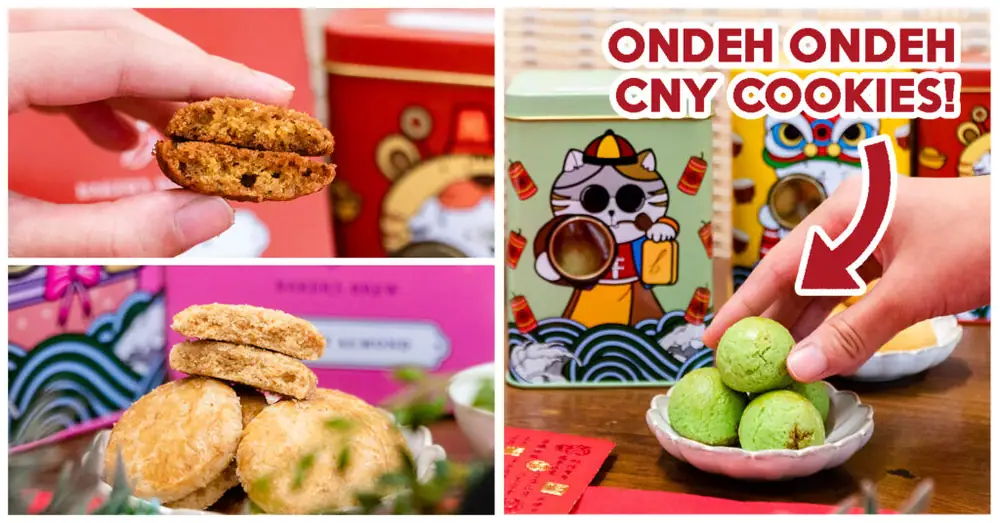 Baker's Brew ofrece delicias para el Año Nuevo Chino, como el Bak Kwa de piña y las galletas Hae Bee Hiam, en latas coleccionables con forma de gato de la fortuna