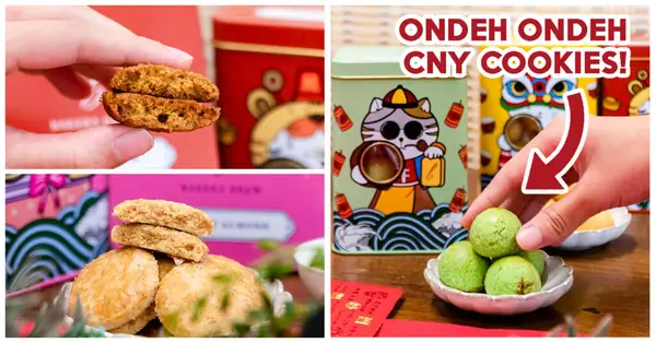 Baker's Brew Has CNY Goodies Such As Pineapple Bak Kwa And Hae Bee Hiam Cookies In Collectible Fortune Cat Tins