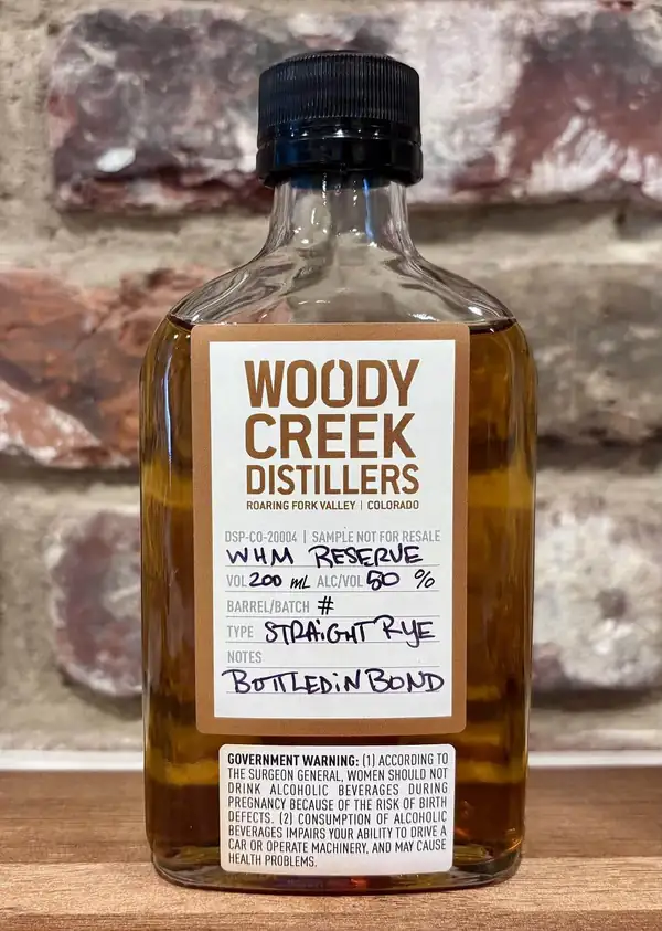 Reseña del whisky de centeno puro de 10 años William H. Macy Reserve 3.0 de Woody Creek Distillers