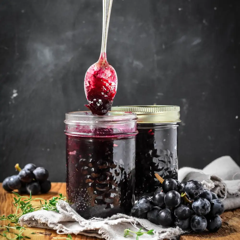 Concord Grape and Thyme Jam
