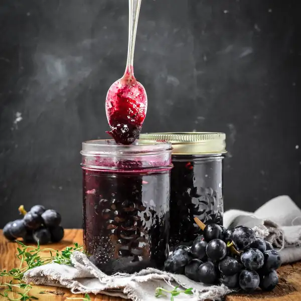 Concord Grape and Thyme Jam