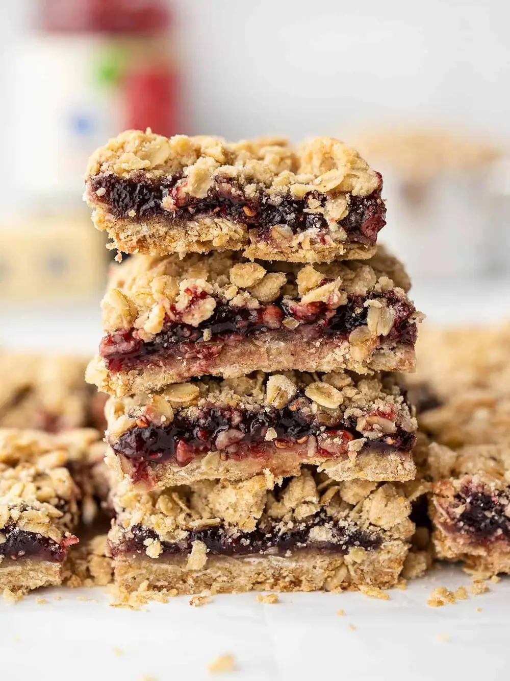 Raspberry Oatmeal Bars