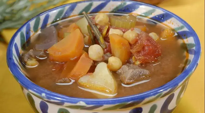 Chickpea and Beef Soup