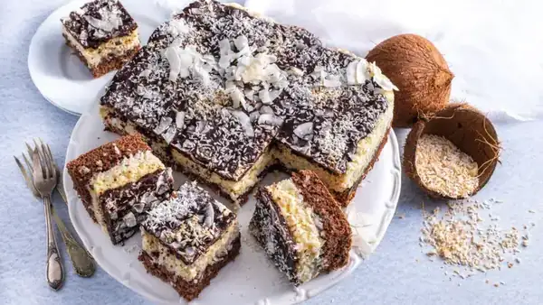 Bounty Coconut Slices