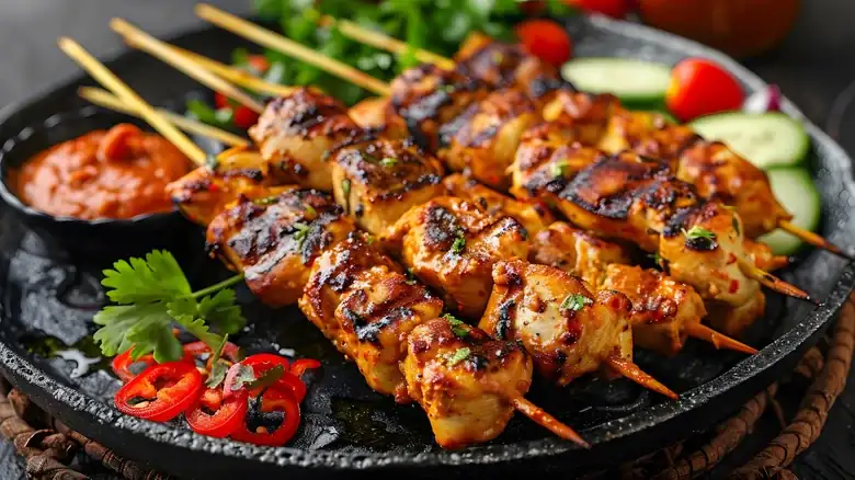 Always Cut Poultry Into Thin Strips When Using Skewers. Here's Why