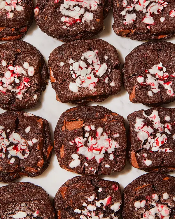 Double-Chocolate Peppermint Cookies