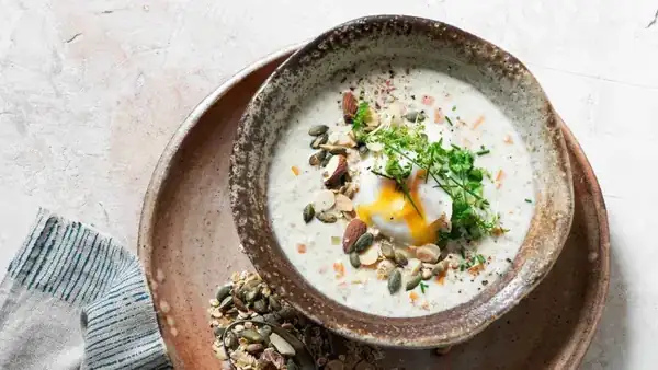 Creamy flake soup