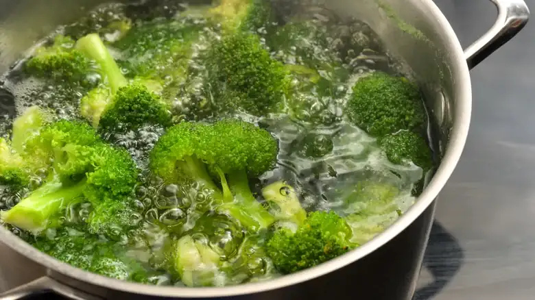 The easiest way to retain moisture once the vegetables have been blanched