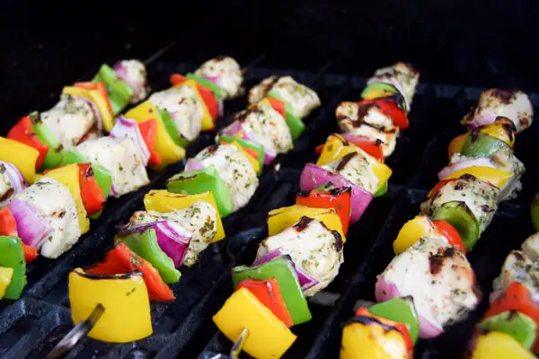 Grilled Chimichurri Chicken Skewers