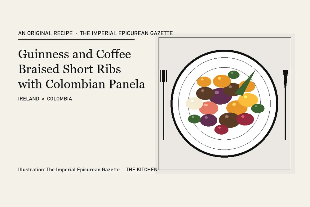 Guinness and Coffee Braised Short Ribs with Colombian Panela