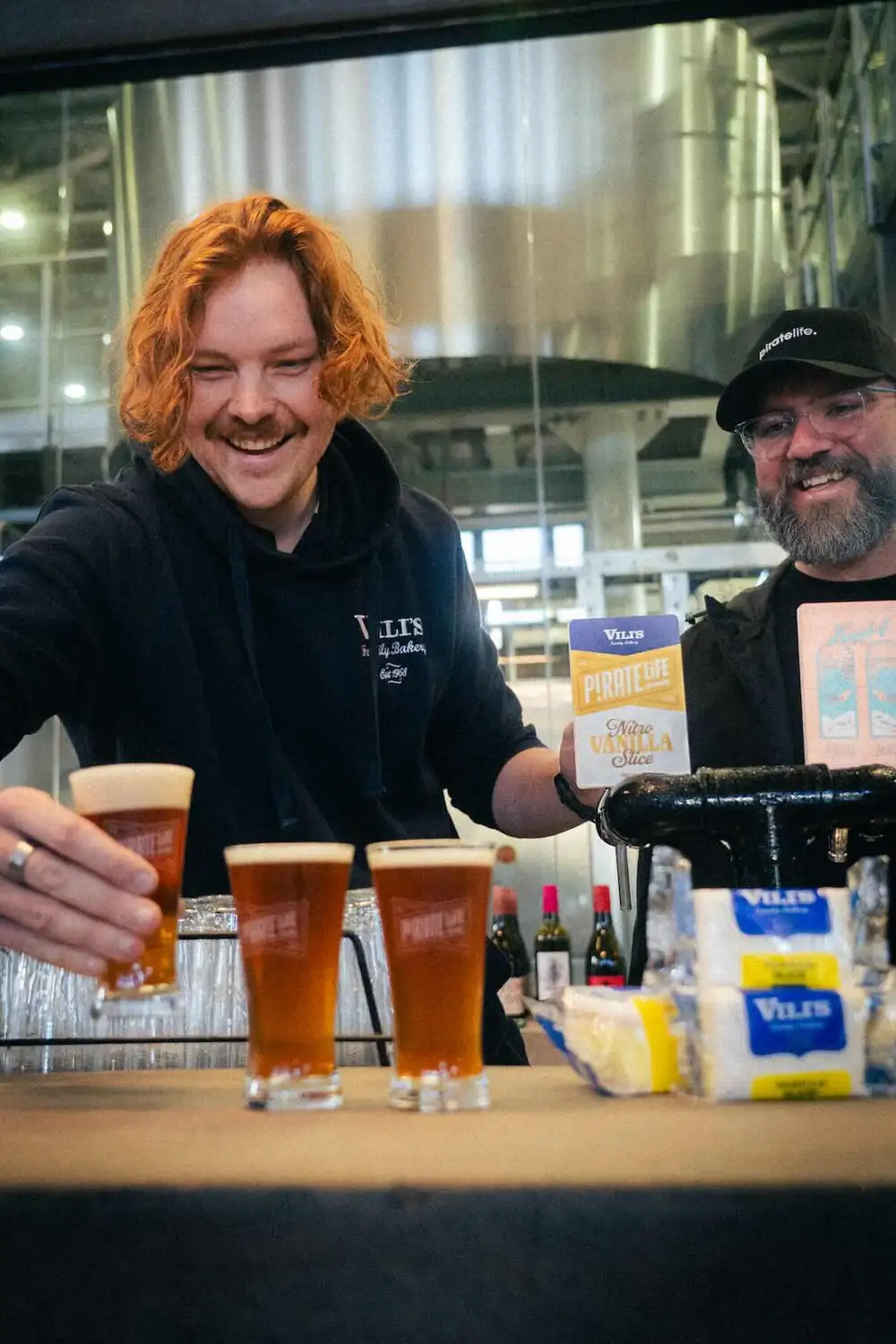 Pirate Life y Vili's han convertido un pastel de vainilla muy querido de Sudáfrica en una cerveza