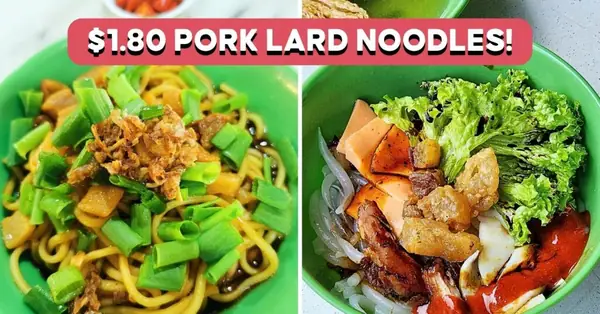 Get $1.80 Noodles With Huge Pork Lard Chunks At This New Bishan Stall