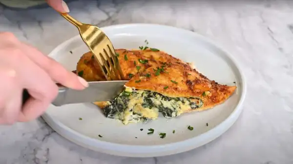 Cream Cheese Is The Key To No-Hassle Weeknight Stuffed Chicken Breasts