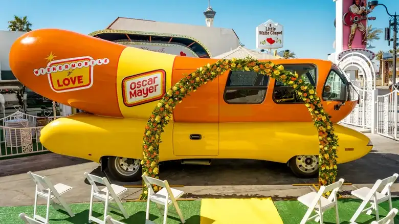 Oscar Mayer Is Transforming Its Wienermobile Into A Limited Time Vegas Wedding Chapel