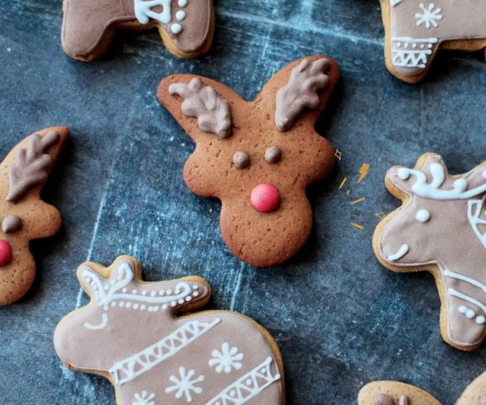 Prepárate para triunfar en Navidad con las mejores galletas de reno.