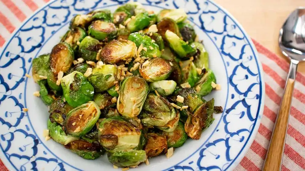 Thai-Style Maple Fish Sauce Brussel Sprouts Recipe & Video Tutorial