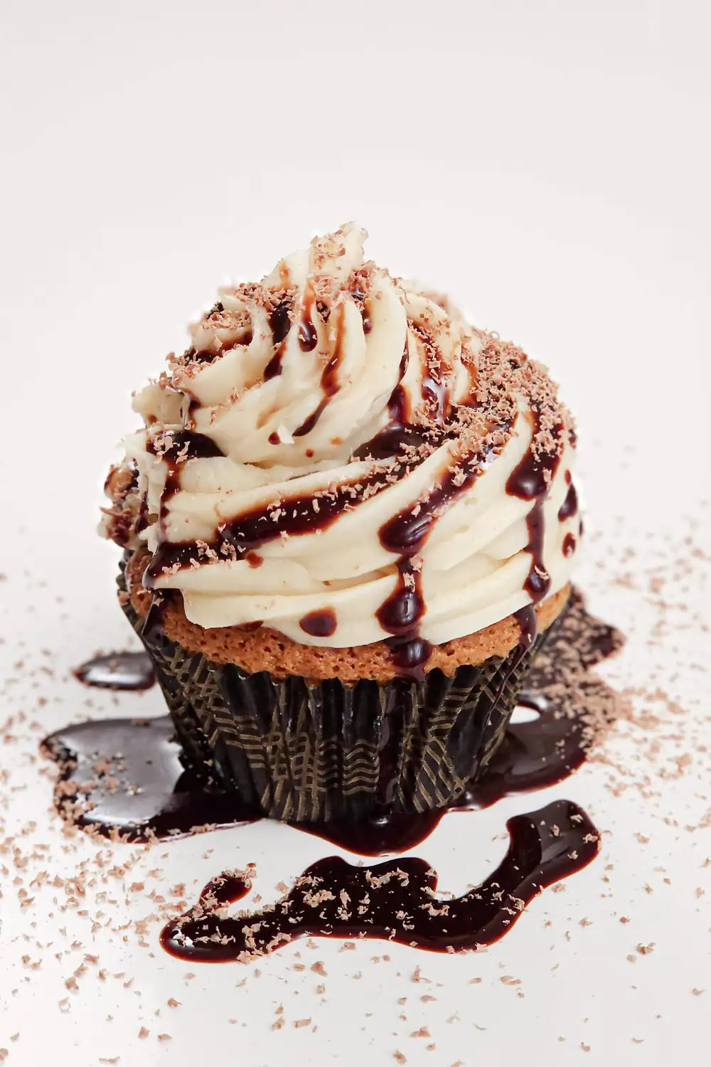 Cupcakes mudslide con glasura de Baileys