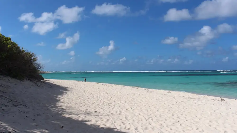 This Tiny Caribbean Island Has Lobster Everywhere, Empty White-Sand Beaches, and Beachfront Bungalows