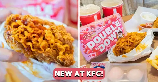 Probamos el nuevo Samyang Buldak Carbonara Double Down de KFC antes de su lanzamiento