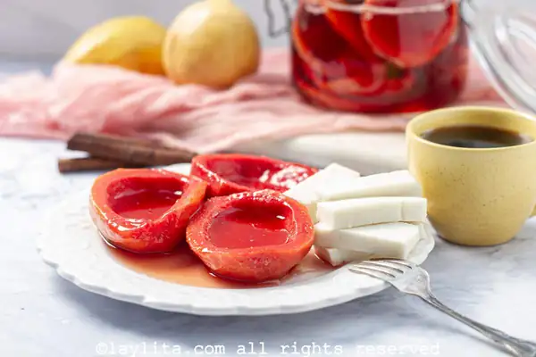 Cascos de Guayaba (Candied Guava Shells in Syrup)