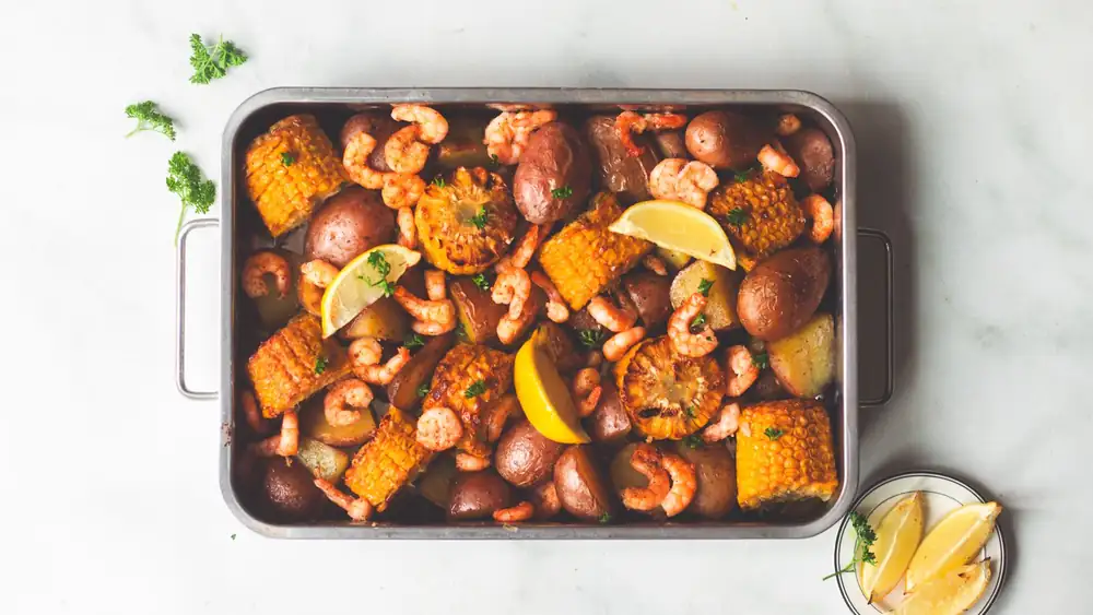 Genius: seafood boil from the griddle