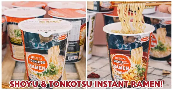 Ippin’s Tonkotsu And Shoyu Instant Ramen Come With Legit Japanese Noodles At Only $1