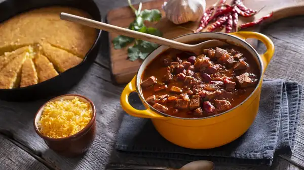 The Simple Addition That Thickens Watery Chili In Seconds