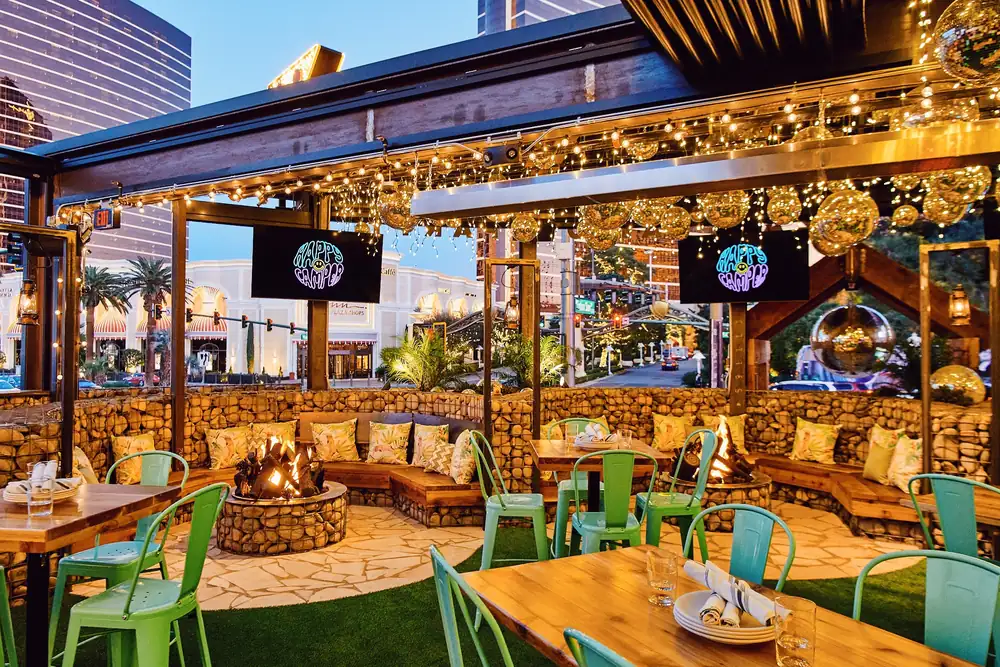 A Disco Pizza Patio, a Glass Bar, and Bruno Mars’s Jazz Lounge All Just Opened on the Strip