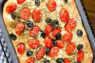 Homemade Focaccia Pugliese