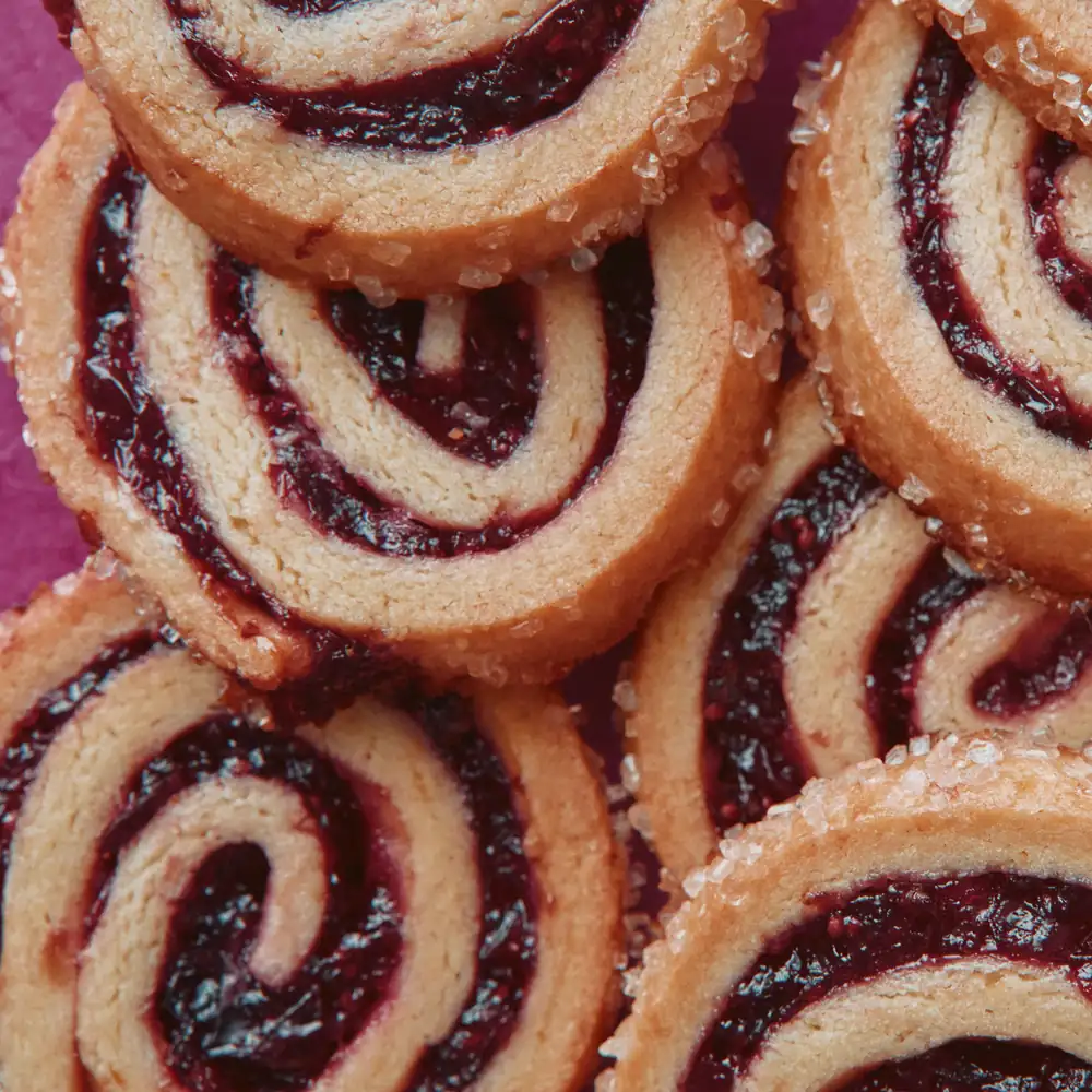 Cranberry-Wine Swirl Cookies