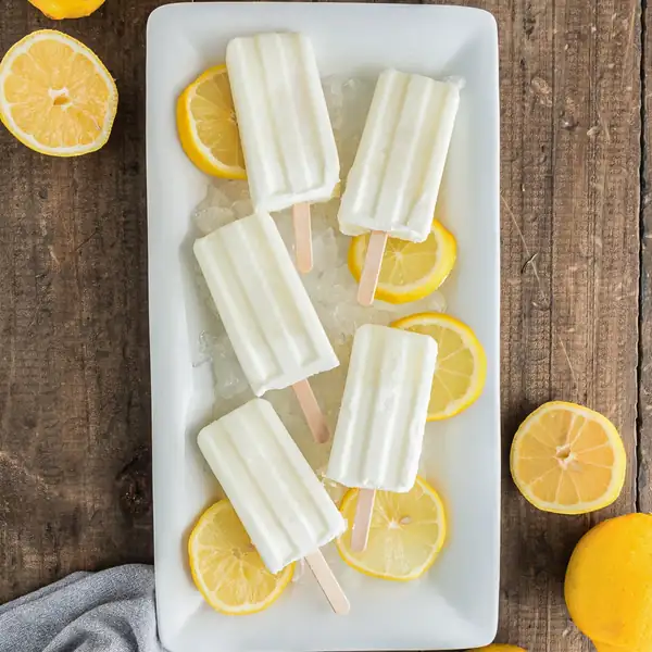 Creamy Lemon Popsicles