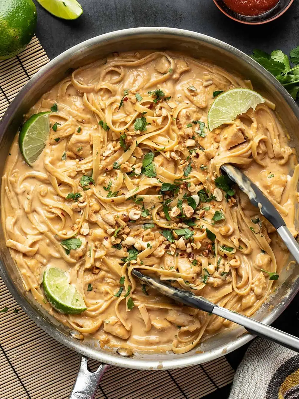 Peanut Noodles with Chicken