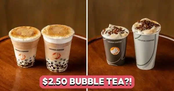 Louisa Coffee Has 1-For-1 Bubble Tea In Bugis And Bishan Till 30 Nov