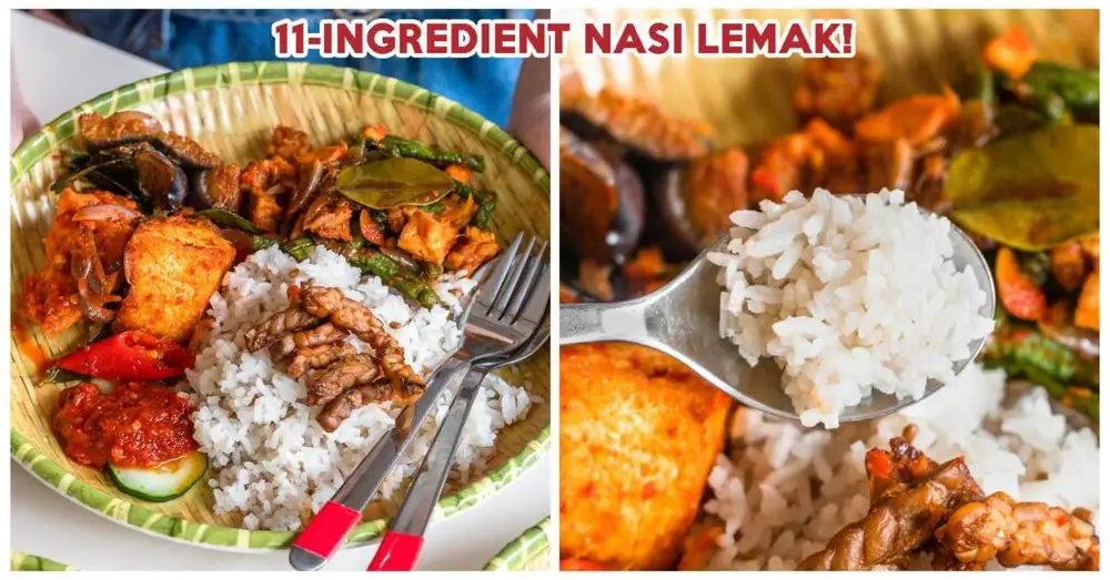 Revisión de OG Lemak: famoso Nasi Lemak cocido dos veces al vapor por un chef privado en Newton