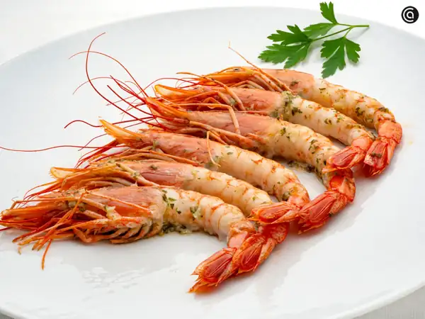 Baked shrimp, recipe by Karlos Arguiñano