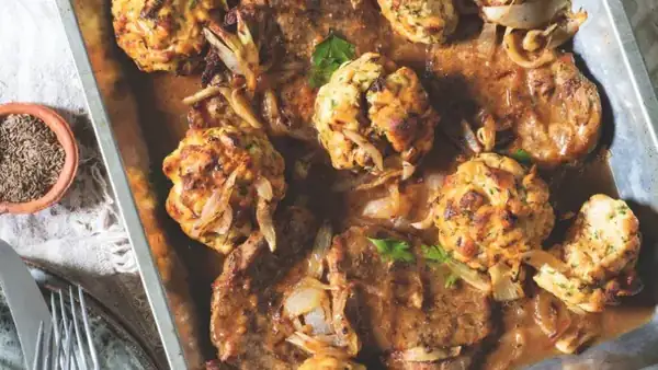 Pork neck with cumin